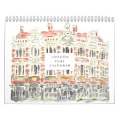 Londen Pubs Waterverf Kalender (Hoes)