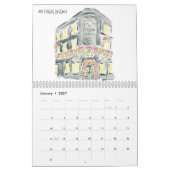 Londen Pubs Waterverf Kalender (Jan 2027)