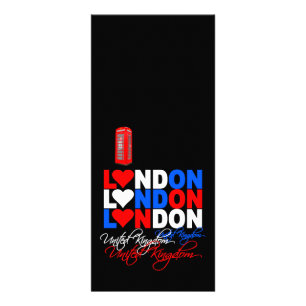 Londen rackkaart - aanpassen! reclamekaart