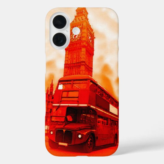 Londen Red Bus Big Ben Case-Mate iPhone Case (Achterkant)