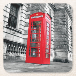 Londen Red Phone Box Onderzetter