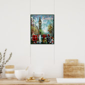 Londen reisposter poster (Keuken)