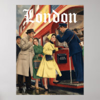 Londen Reisposter