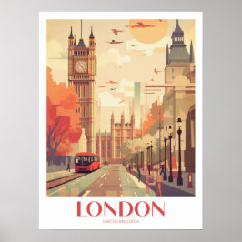 Londen Reizen Print Wall Art
