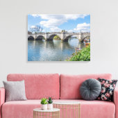 Londen Richmond Bridge uitzicht canvas print (Insitu (Woonkamer))
