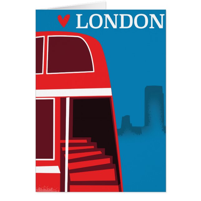 Londen Rode Bus (Voorkant)
