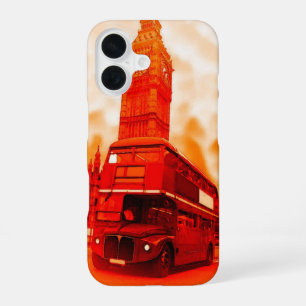 Londen Rode Bus Big Ben iPhone 16 Hoesje