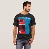 Londen Rode Bus T-shirt (Voorkant volledig)