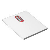 Londen Rode Telefoon Booth Iconic Britse Reizen Notitieblok (Schuin)