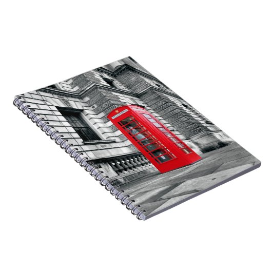 Londen - Rode telefooncel - Notitieboek (Rechterzijde)