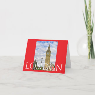 Londen roept bedankkaart