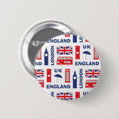 Londen Ronde Button 5,7 Cm (Voorkant /achterkant)