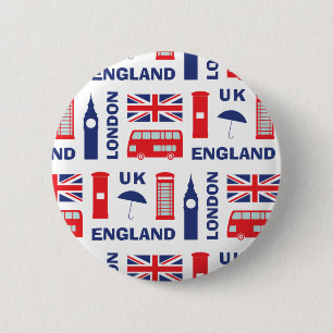 Londen Ronde Button 5,7 Cm