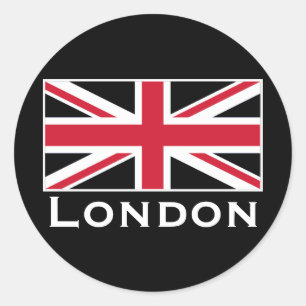 Londen Ronde Sticker