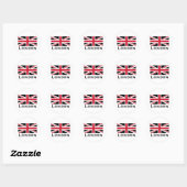 Londen Ronde Sticker (Vel)