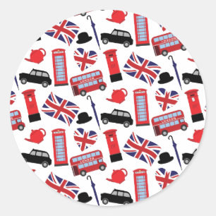 Londen Ronde Sticker