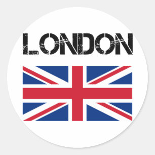 Londen Ronde Sticker