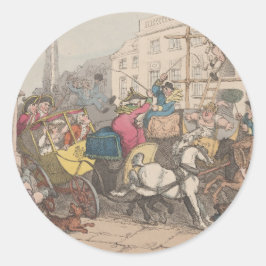 Londen - Ronde Stickers voor Stationery