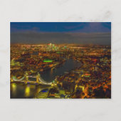 Londen 's nachts briefkaart (Voorkant)