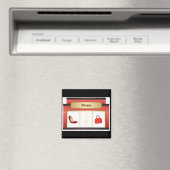 Londen Shopping Theme Magnet (Insitu (Vaatwasser))