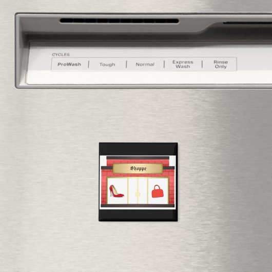 Londen Shopping Theme Magnet (Insitu (Vaatwasser))