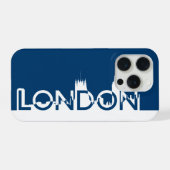 Londen silhouet iPhone hoesje (Achterkant horizontaal)