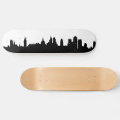 Londen silhouet stadsgezicht skateboard (Horizontaal)
