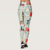 Londen Skyline Adventure Leggings (Achterkant)