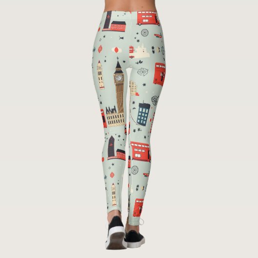 Londen Skyline Adventure Leggings (Achterkant)