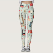 Londen Skyline Adventure Leggings (Voorkant)