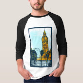 Londen Skyline Big Ben Graphic T-shirt (Voorkant)