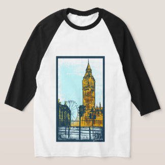 Londen Skyline Big Ben Graphic T-shirt