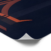 Londen skyline bij zonsondergang met Big Ben Poster (Hoek)