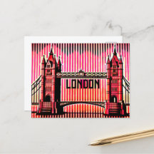 Londen SKyline in BAUHAUS optische illusie stijl