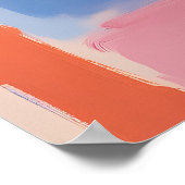 Londen Skyline met iconische architectuur in Fauvi Poster (Hoek)