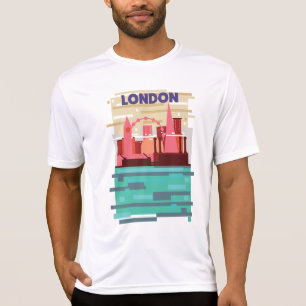 Londen skyline reisposter. t-shirt