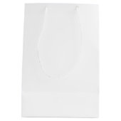 Londen Skyline Union Jack Flag Medium Gift Bag Medium Cadeauzakje (Achterkant)