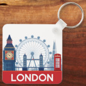 Londen Sleutelhanger (Achterkant)