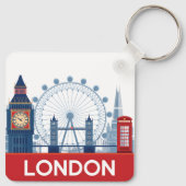 Londen Sleutelhanger (Achterkant)