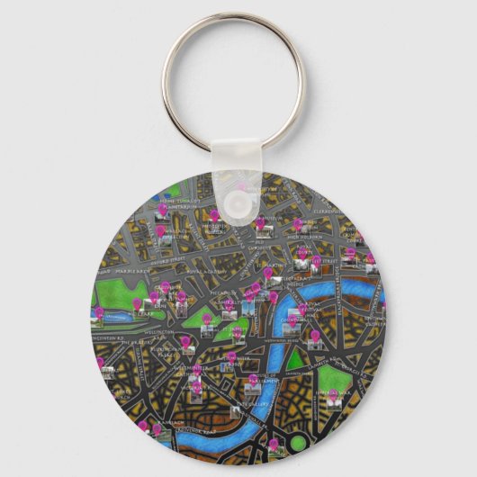 Londen Sleutelhanger (Voorkant)