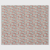 Londen, soldaten, naadloos patroon cadeaupapier (Vlak)