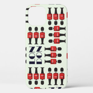 Londen, soldaten, naadloos patroon Case-Mate iPhone case