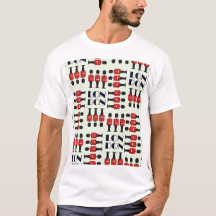 Londen, soldaten, naadloos patroon t-shirt