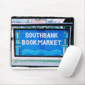 Londen Southbank Bookmarket Mousepad Muismat (Met muis)