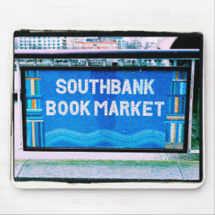 Londen Southbank Bookmarket Mousepad Muismat