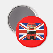 Londen Souvenir Koelkast Magnet 3 (Voorkant / Achterkant)