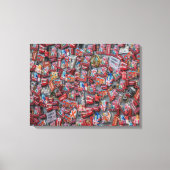 Londen souvenir magneten uitzicht canvas print (Voorkant)