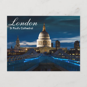 Londen - St Paul's Cathedral-briefkaart Briefkaart