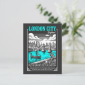 Londen Stad Engeland In het Hart van de Hoofdstad Briefkaart (Staand voorkant)