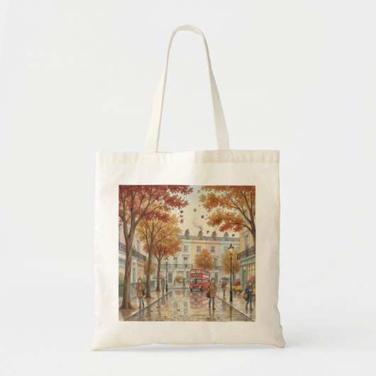 Londen Stad Herfst Tote Bag (Voorkant)